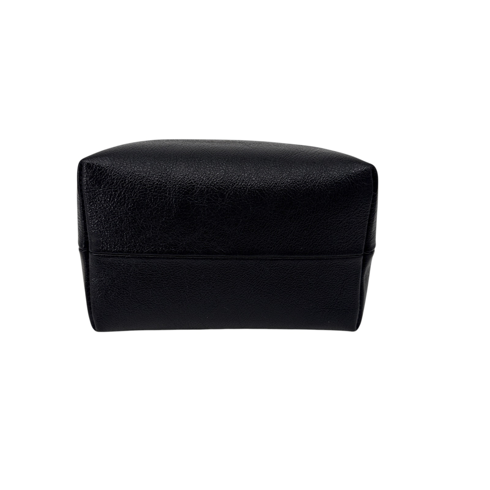 Eera Metallic Moon Bag In Laminated Black — image 5 of 8